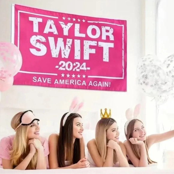 Vote Taylor Swift Flag 2024 Pink United we stand 3x5’ NEW IN PACKAGE banner - Picture 1 of 3